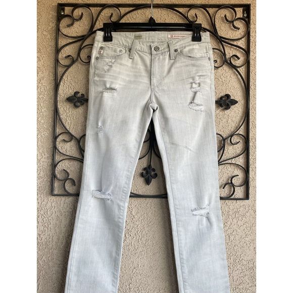 Adriano Goldschmied premiere skinny straight - size 25R - gray - Picture 2 of 9